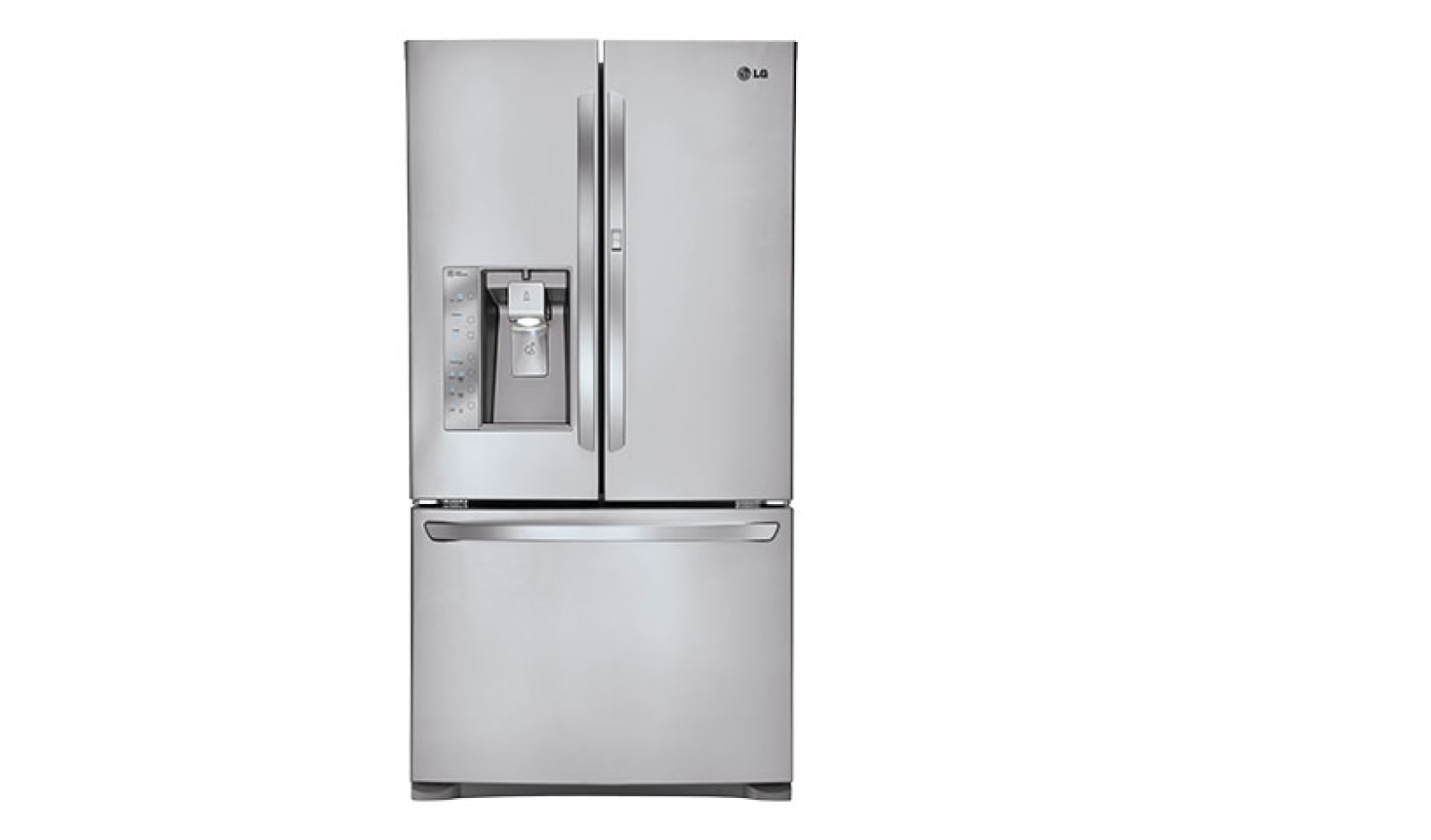 Vista frontal de Refrigeradora con Puerta Mágica (Door-in-Door), Inverter Linear Compressor (10 años de garantía) y 864 L de capacidad GM86SDS