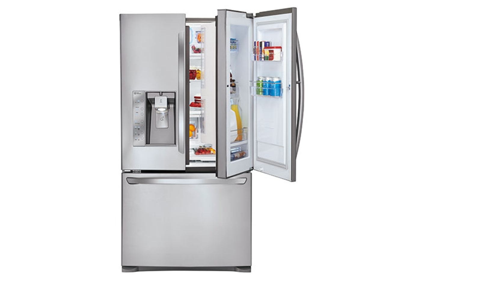 LG Refrigeradora con Puerta Mágica (Door-in-Door), Inverter Linear Compressor (10 años de garantía) y 864 L de capacidad, GM86SDS