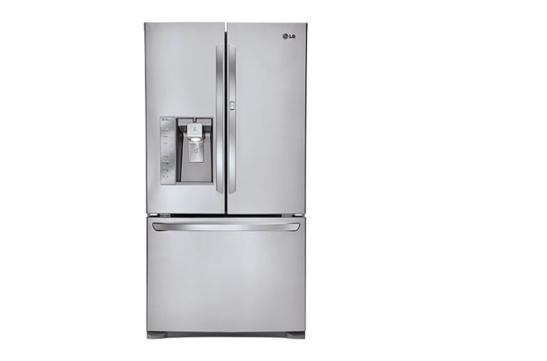 Vista frontal de Refrigeradora con Puerta Mágica (Door-in-Door), Inverter Linear Compressor (10 años de garantía) y 864 L de capacidad GM86SDS