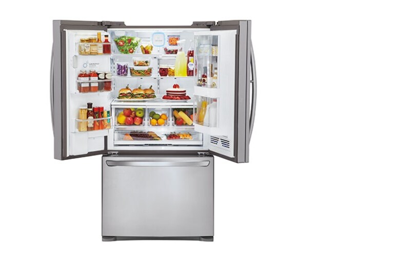 LG Refrigeradora con Puerta Mágica (Door-in-Door), Inverter Linear Compressor (10 años de garantía) y 864 L de capacidad, GM86SDS