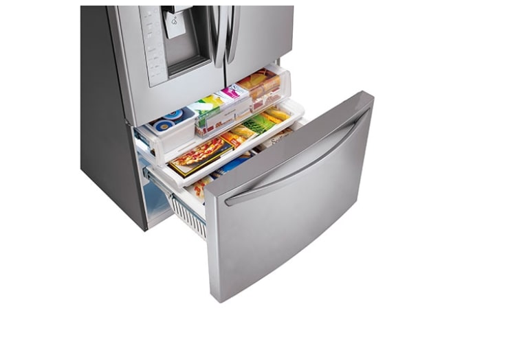 LG Refrigeradora con Puerta Mágica (Door-in-Door), Inverter Linear Compressor (10 años de garantía) y 864 L de capacidad, GM86SDS