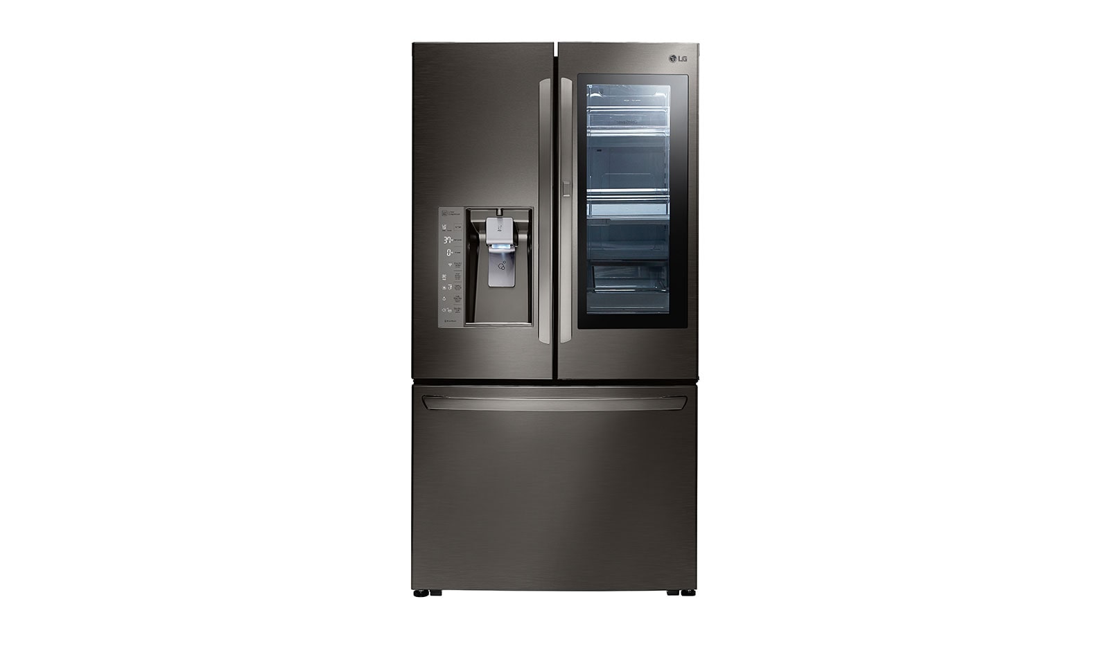 LG Refrigeradora Smart ThinQ con conectividad Wi-Fi Instaview Door-in-Door con Inverter Linear Compressor (10 años de garantía) y 691L de capacidad, GM87SXD