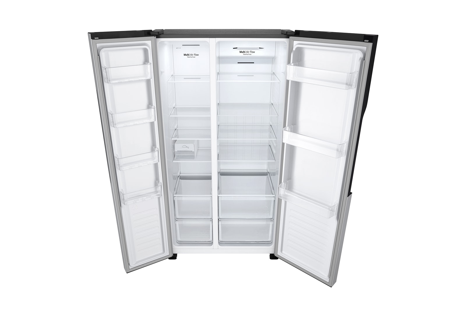 LG Refrigeradora Side by Side 509L con Múltiple Flujo de Aire, Total No Frost y Panel LED Táctil, GS51MPD