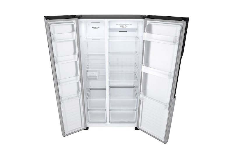 LG Refrigeradora LG  Side by Side 509L con Múltiple Flujo de Aire, Total No Frost y Panel LED Táctil, GS51MPD