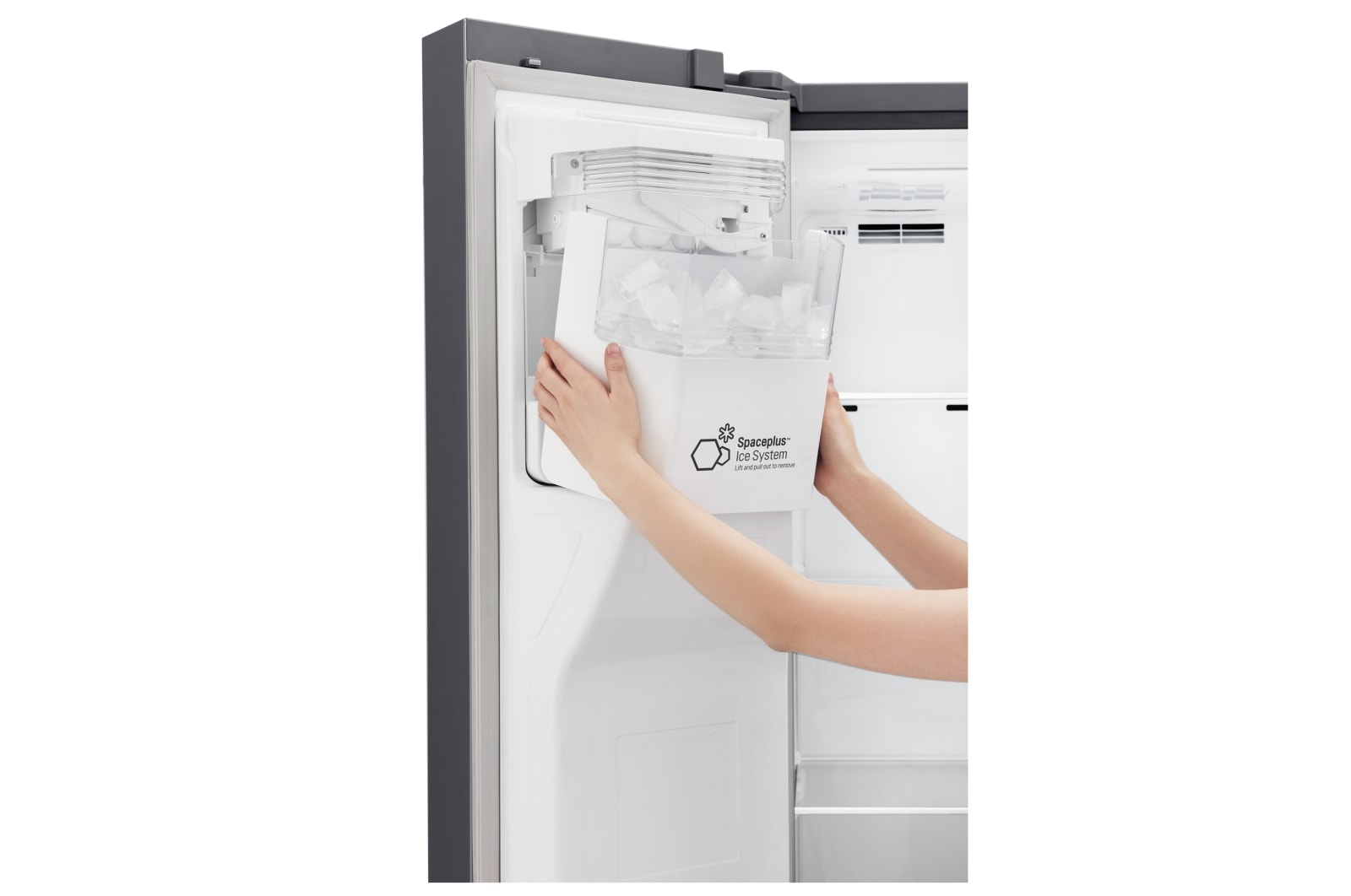 LG Refrigeradora Side by Side 601L, Door-in-Door con Mútiple Flujo de aire y conectividad Wi-Fi, GS65SDPN