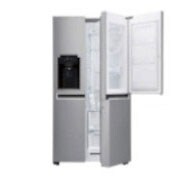 Vista frontal de Refrigeradora Side by Side 601L, Door-in-Door con Mútiple Flujo de aire y conectividad Wi-Fi GS65SDPN