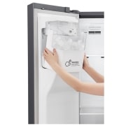 LG Refrigeradora Side by Side 601L, Door-in-Door con Mútiple Flujo de aire y conectividad Wi-Fi, GS65SDPN