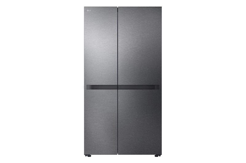 Vista frontal de Refrigeradora Side by Side 658L con Smart Diagnosis, Total No Frost, GS66BPM
