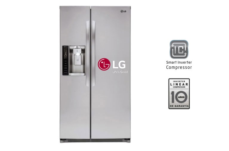 Vista frontal de Refrigeradora con Inverter Linear Compressor (10 años de garantía) y 711L de capacidad GS73SGS