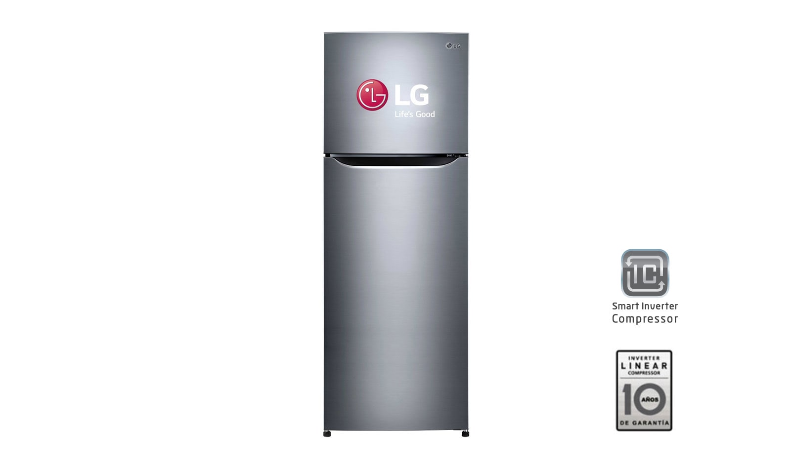 Vista frontal de Refrigeradora con Smart Inverter (10 años de garantía), 205 L de capacidad GT21BPPV