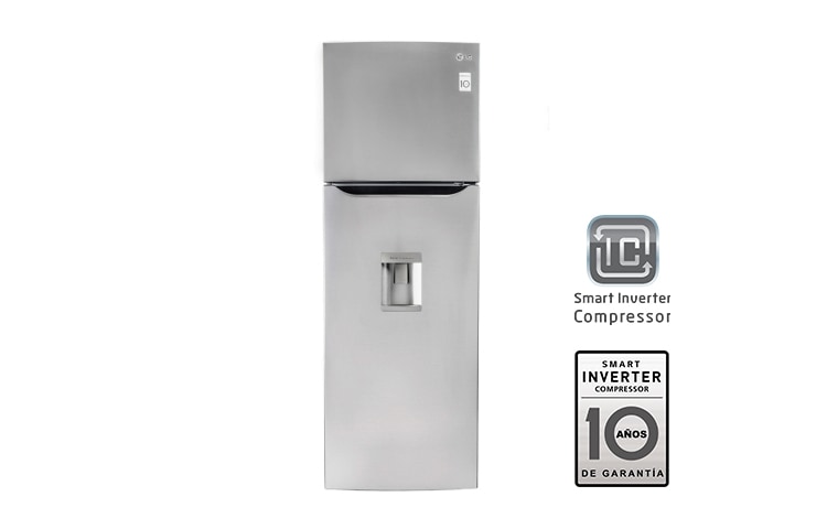 LG Refrigeradora con Smart Inverter Compressor (10 años de garantía) y 258 L de capacidad, GT28WPPX