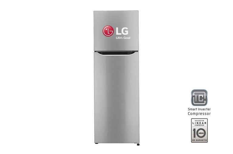 Vista frontal de Refrigeradora con Smart Inverter Compressor (10 años de garantía) y 272L de capacidad GT29BPP
