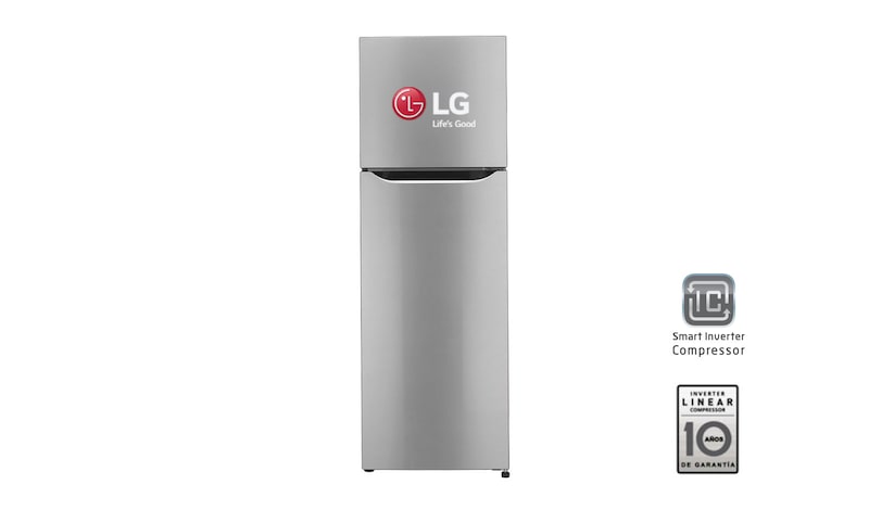 LG Refrigeradora con Smart Inverter Compressor (10 años de garantía) y 272L de capacidad, GT29BPP