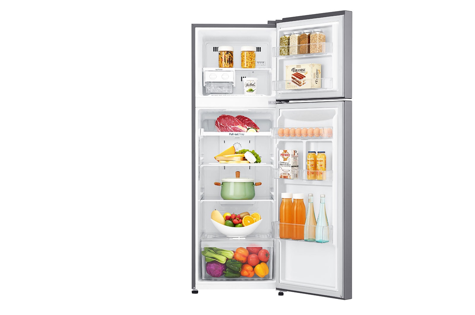 LG Refrigeradora Top Freezer 254L con Múltiple Flujo de Aire, GT29BPPDC