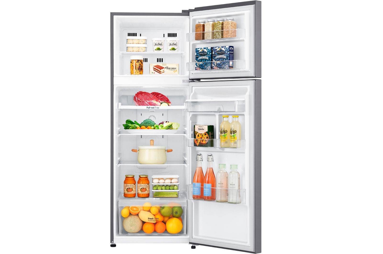 LG Refrigeradora Top Freezer 254L con Control de humedad, GT29WPPK