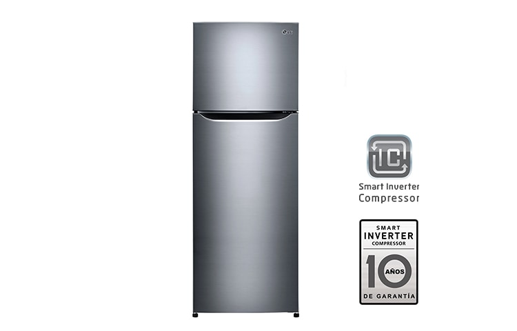 Vista frontal de Refrigeradora con Smart Inverter Compressor (10 años de garantía) y 333 L de capacidad GT32BPPK