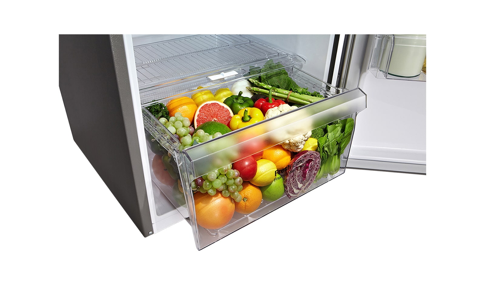 Vista frontal de Refrigeradora con Smart Inverter Compressor (10 años de garantía) y 333 L de capacidad GT32BPPK