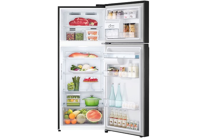 LG Refrigeradora LG Top Freezer 383L con Door Cooling y ThinQ, GT39AGD1
