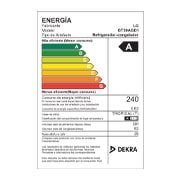 LG Refrigeradora Top Freezer 383L con Door Cooling y ThinQ, GT39AGD1