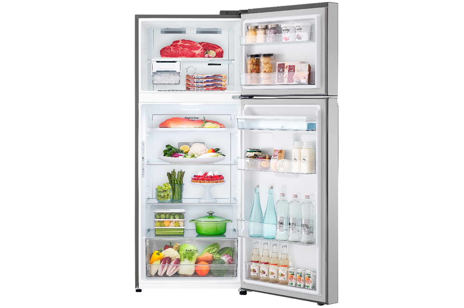 LG Refrigeradora Top Freezer 392L con Door Cooling y ThinQ, GT39SGP