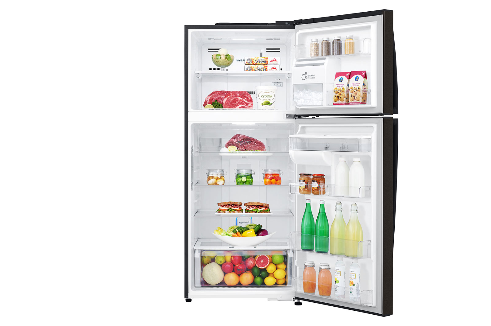 LG Refrigeradora Top Freezer 396L con Door Cooling y ThinQ, GT41AGD