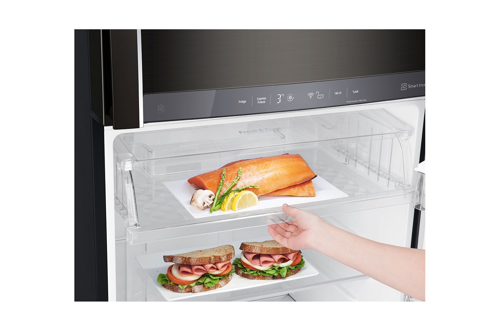 LG Refrigeradora Top Freezer 396L con Door Cooling y ThinQ, GT41AGD