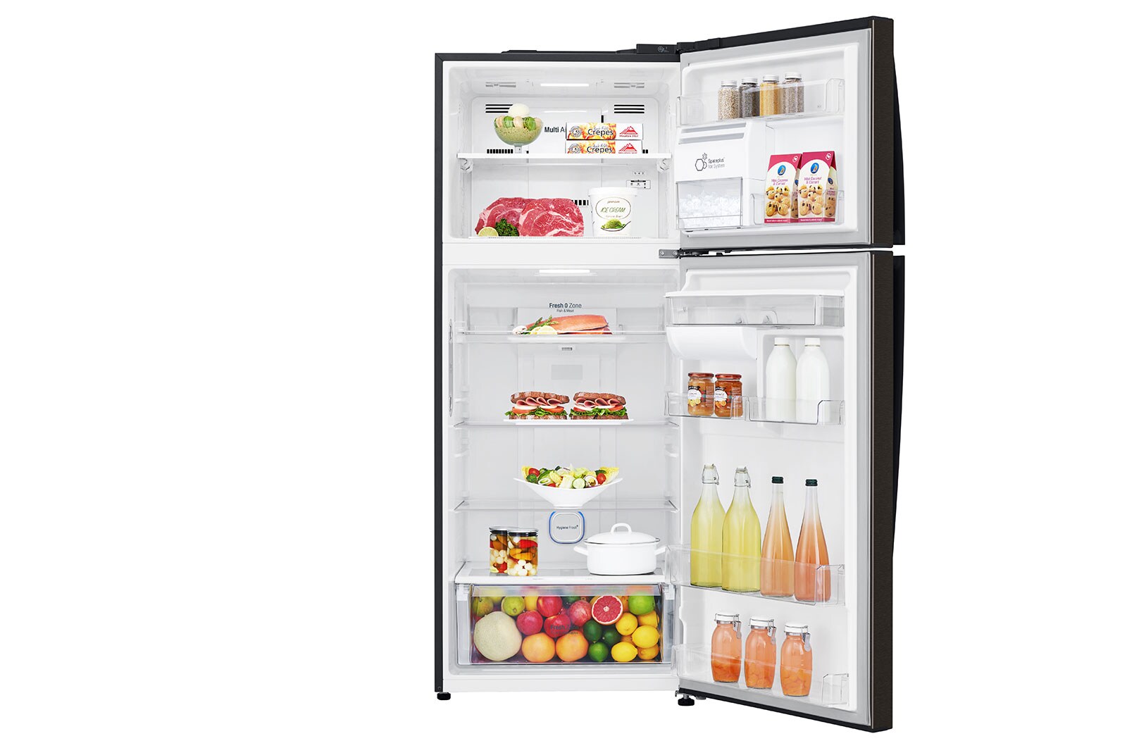 LG Refrigeradora Top Freezer 424L con Door Cooling y ThinQ, GT44AGD