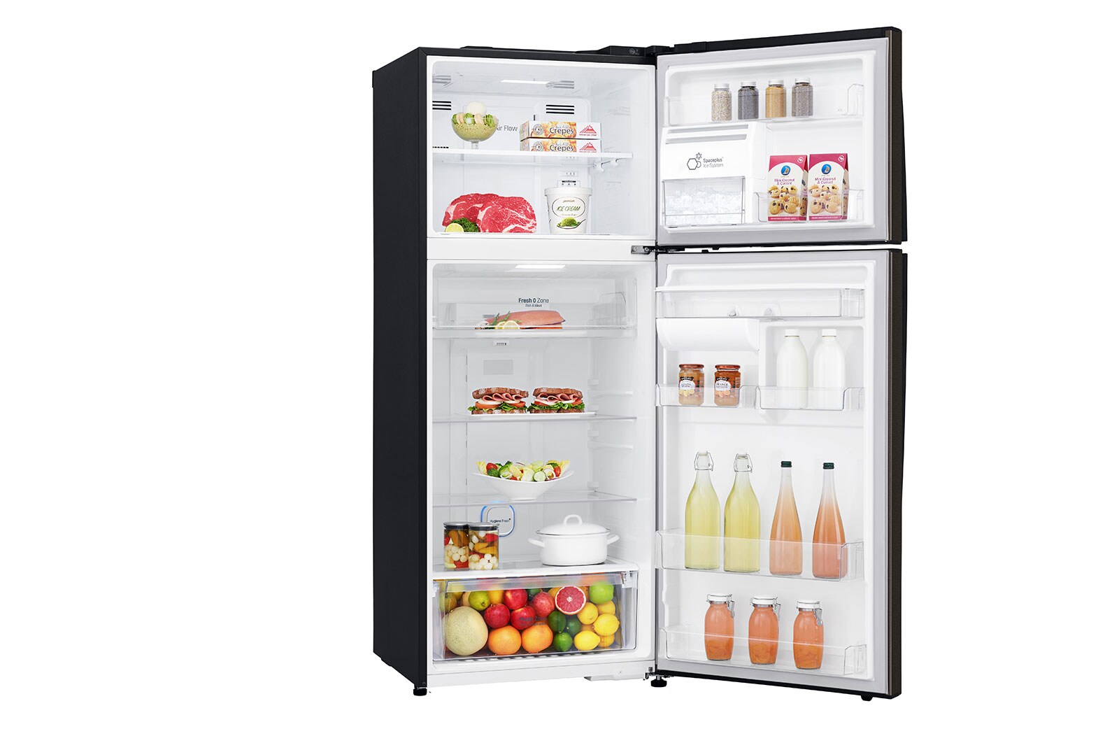 LG Refrigeradora Top Freezer 424L con Door Cooling y ThinQ, GT44AGD