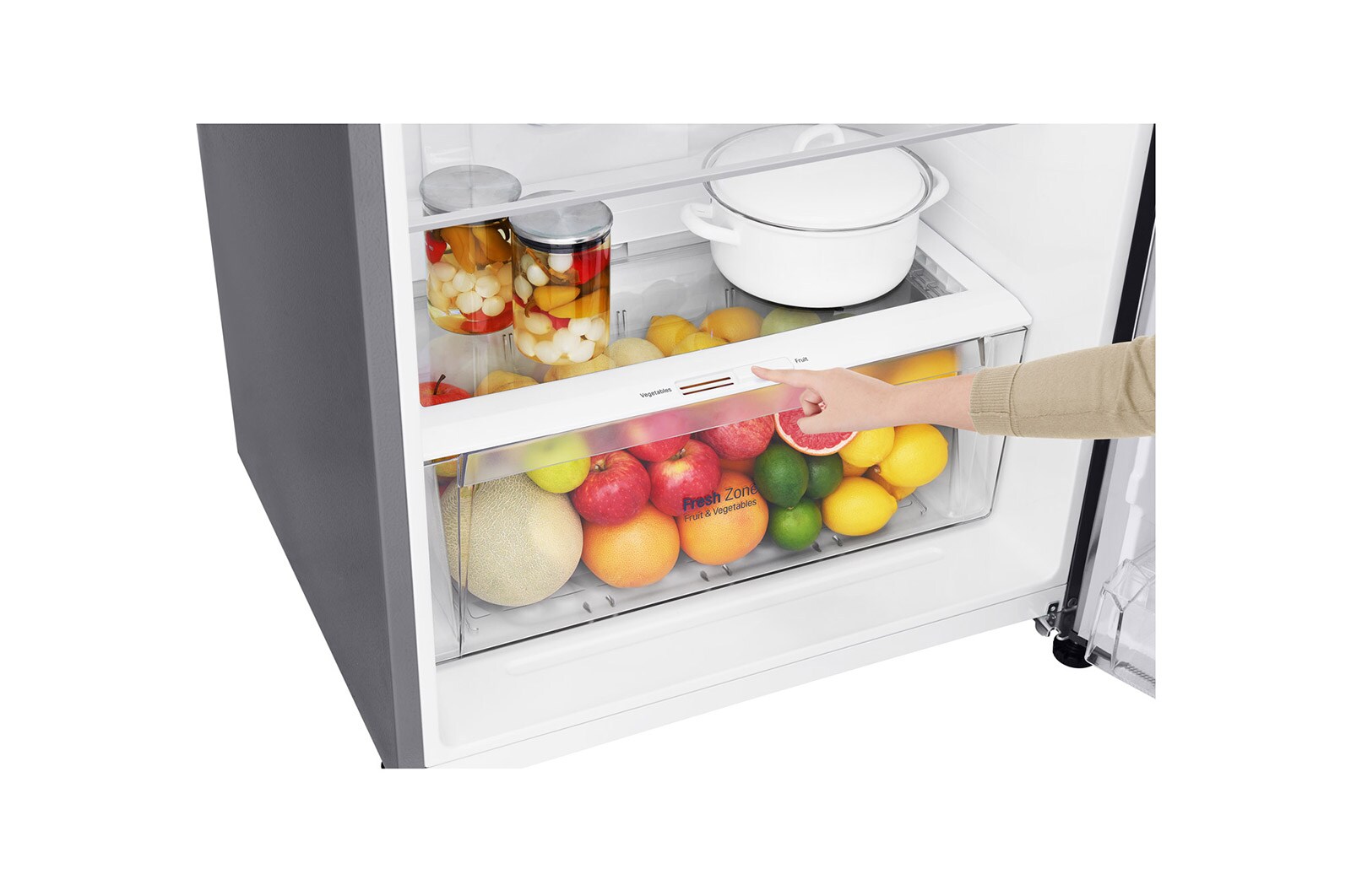 LG Refrigeradora Top Freezer 424L con Door Cooling, GT44AGP