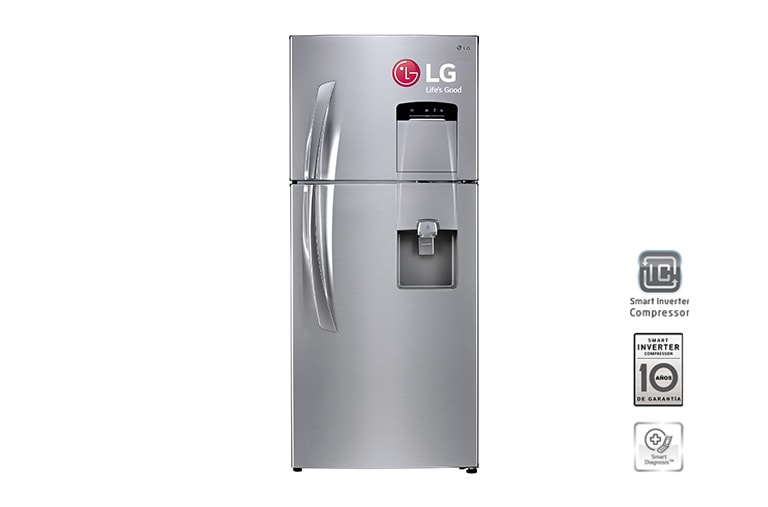 Vista frontal de Refrigeradora con Smart Inverter Compressor (10 años de garantía) y 457 L de capacidad GT47HGP