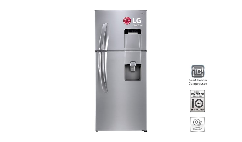 LG Refrigeradora con Smart Inverter Compressor (10 años de garantía) y 457 L de capacidad, GT47HGP