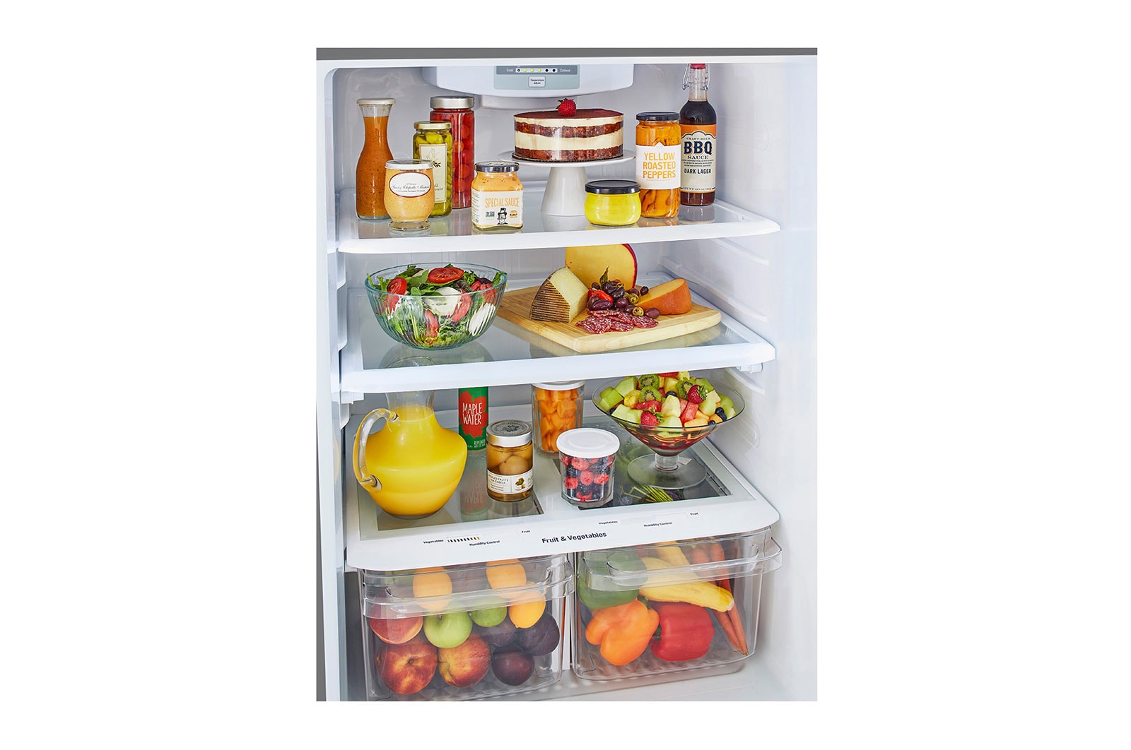 LG Refrigeradora Top Freezer de Gran Capacidad 547L, GT57BPSX