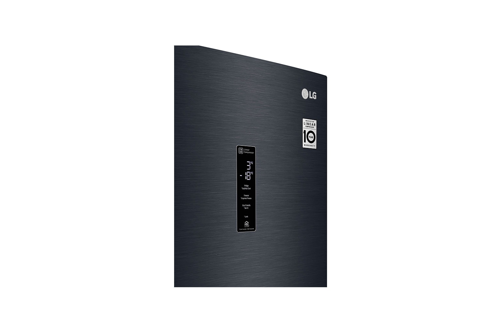 LG Refrigeradora Bottom Freezer 336L con DoorCooling y conectividad Wi-Fi, Matte Black, LB37WGT
