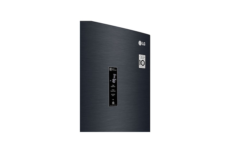 LG Refrigeradora Bottom Freezer 336L con DoorCooling y conectividad Wi-Fi, Matte Black, LB37WGT