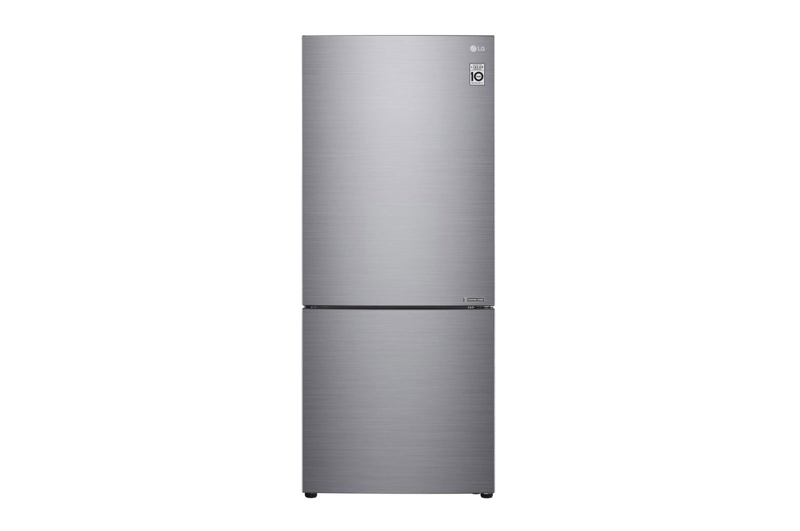 Vista frontal de Refrigeradora Bottom Freezer 408L con Múltiple Flujo de aire y diagnóstico inteligente LB41BPP