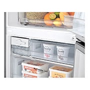 LG Refrigeradora Bottom Freezer 408L con Múltiple Flujo de aire y diagnóstico inteligente, LB41BPP