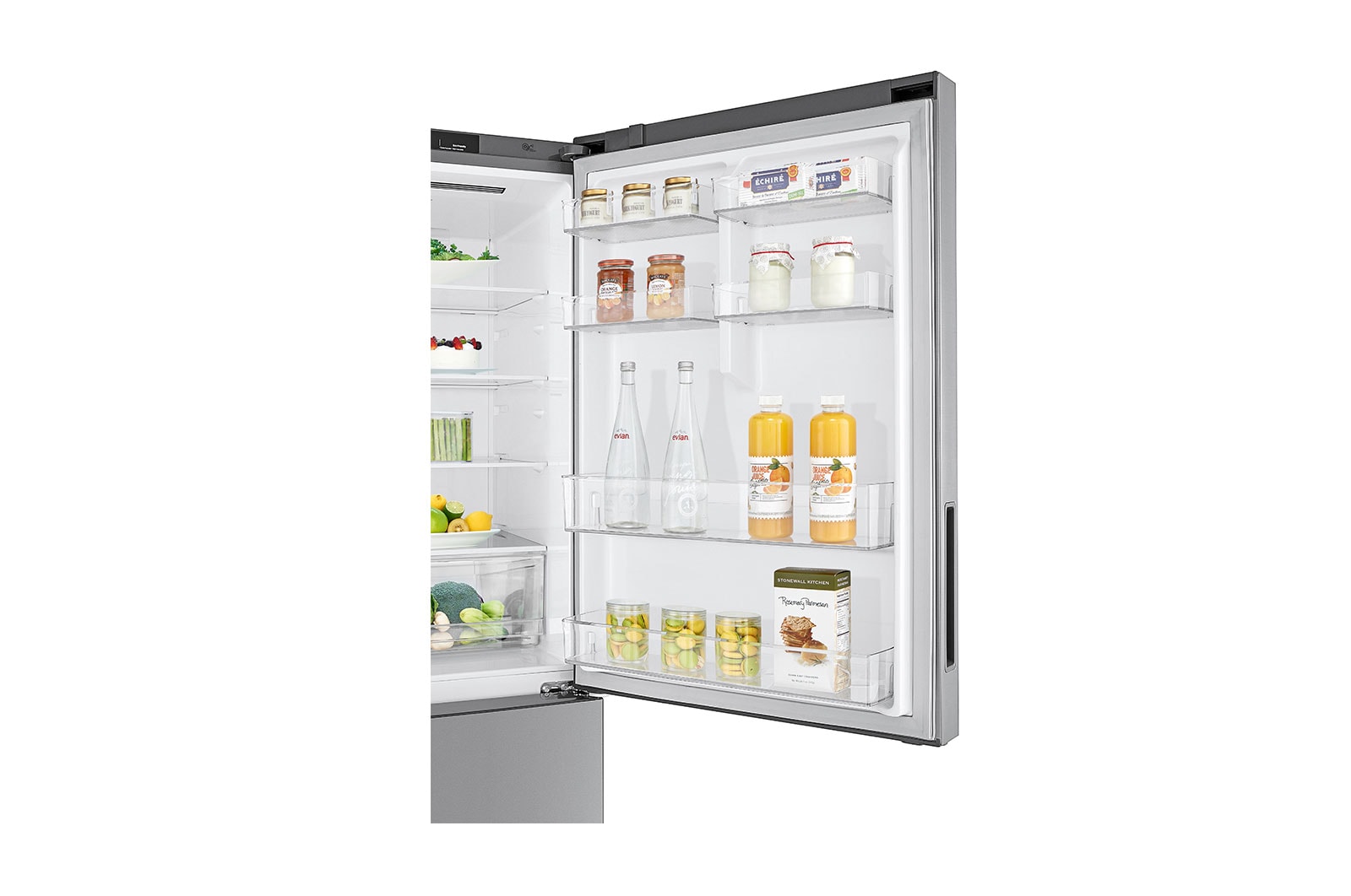 LG Refrigeradora Bottom Freezer 408L con Múltiple Flujo de aire y diagnóstico inteligente, LB41BPP
