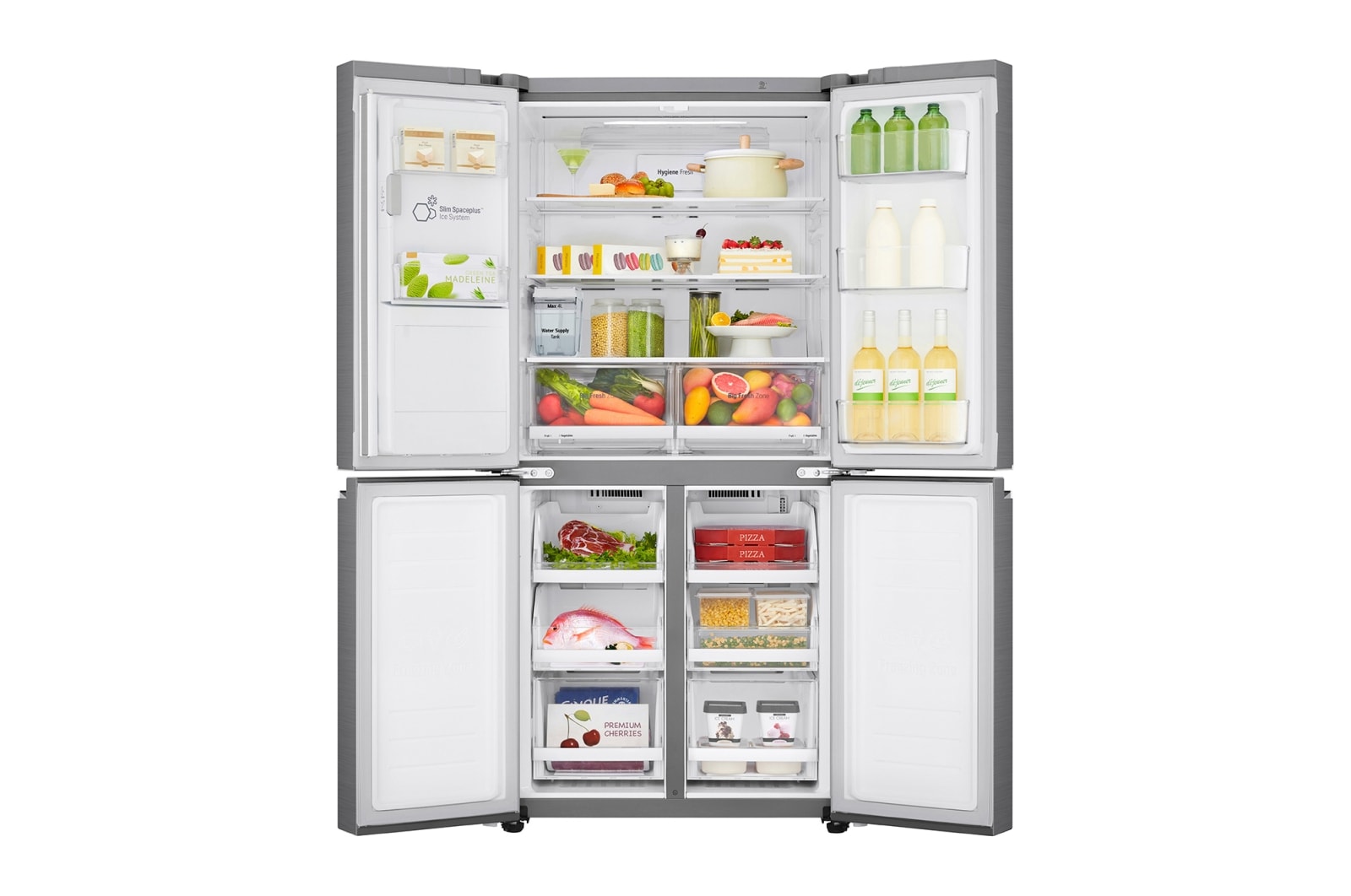 LG Refrigeradora French Door 426L HygieneFresh+ con ThinQ , LM57SPN