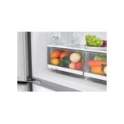 LG Refrigeradora French Door 427L, Linear Cooling con HygieneFresh+ y conectividad Wi-Fi, LM57SPN