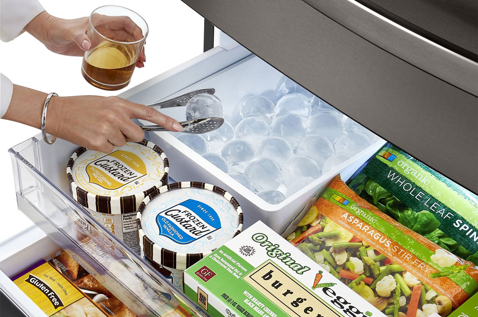 LG Refrigeradora French Door 679L InstaView™ y Dual Craft Ice™, LM85SXD