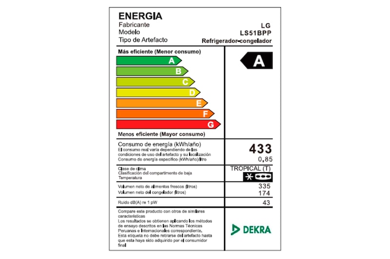 LG Refrigeradora LG  Side By Side 509L con Múltiple Flujo de Aire, LS51BPP