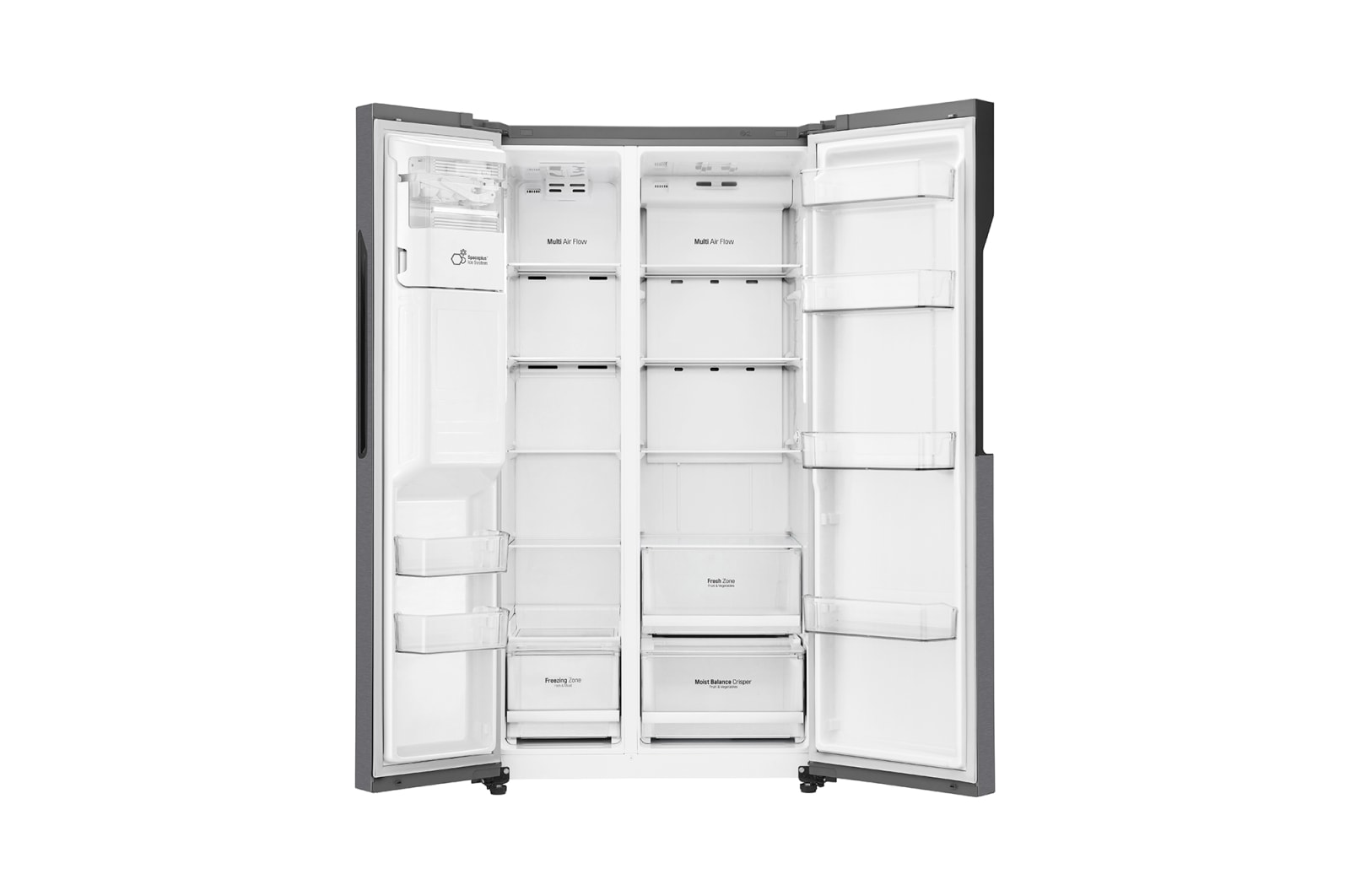 LG Refrigeradora Side by Side 591L con Múltiple Flujo de Aire, LS63SPGK