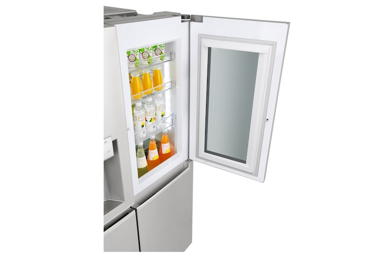 LG Refrigeradora Side by Side 601L, InstaView con HygieneFresh+ y conectividad Wi-Fi, acero, LS65SXN