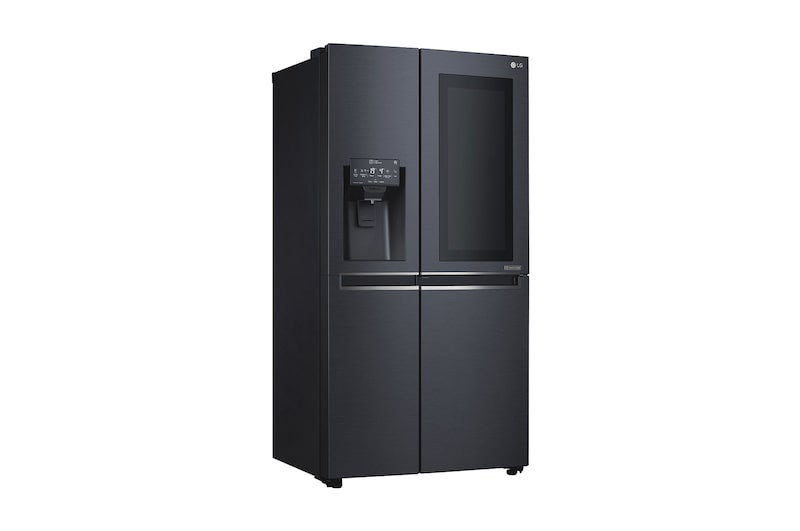 LG Refrigeradora Side by Side 601L, InstaView™ con HygieneFresh+ y conectividad Wi-Fi, Negro Mate, LS65SXT