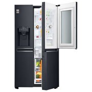LG Refrigeradora Side by Side 601L, InstaView™ con HygieneFresh+ y conectividad Wi-Fi, Negro Mate, LS65SXT