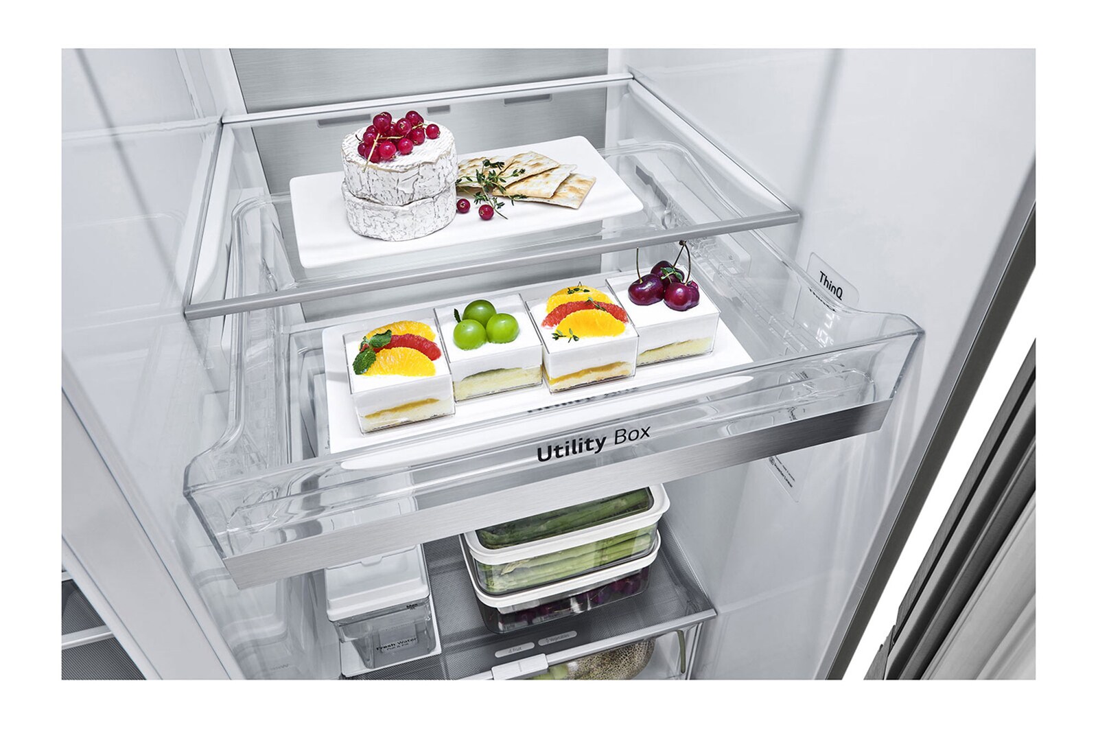 Top freezer view