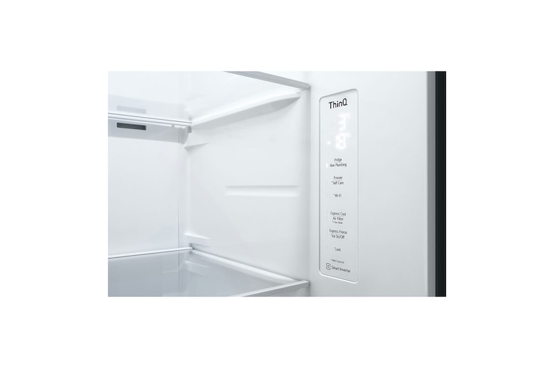 LG Refrigeradora Side by Side 617L, HygieneFresh+ y ThinQ, LS66SPP