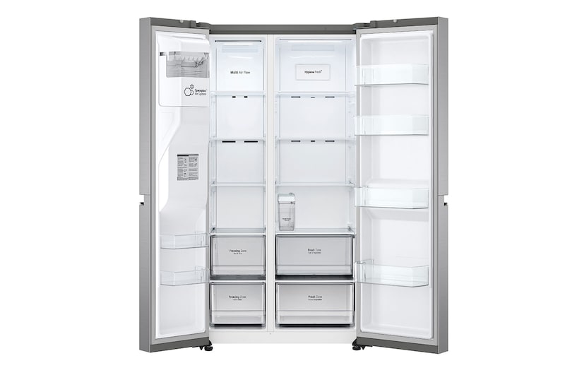 LG Refrigeradora Side by Side 617L, HygieneFresh+ y ThinQ, LS66SPP