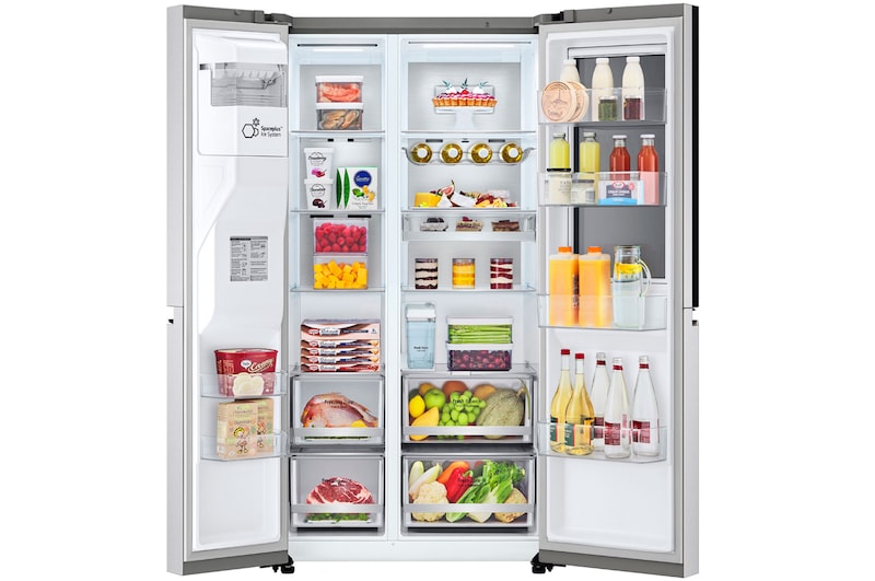 LG Refrigeradora Side by Side 617L InstaView™ con ThinQ , LS66SXN
