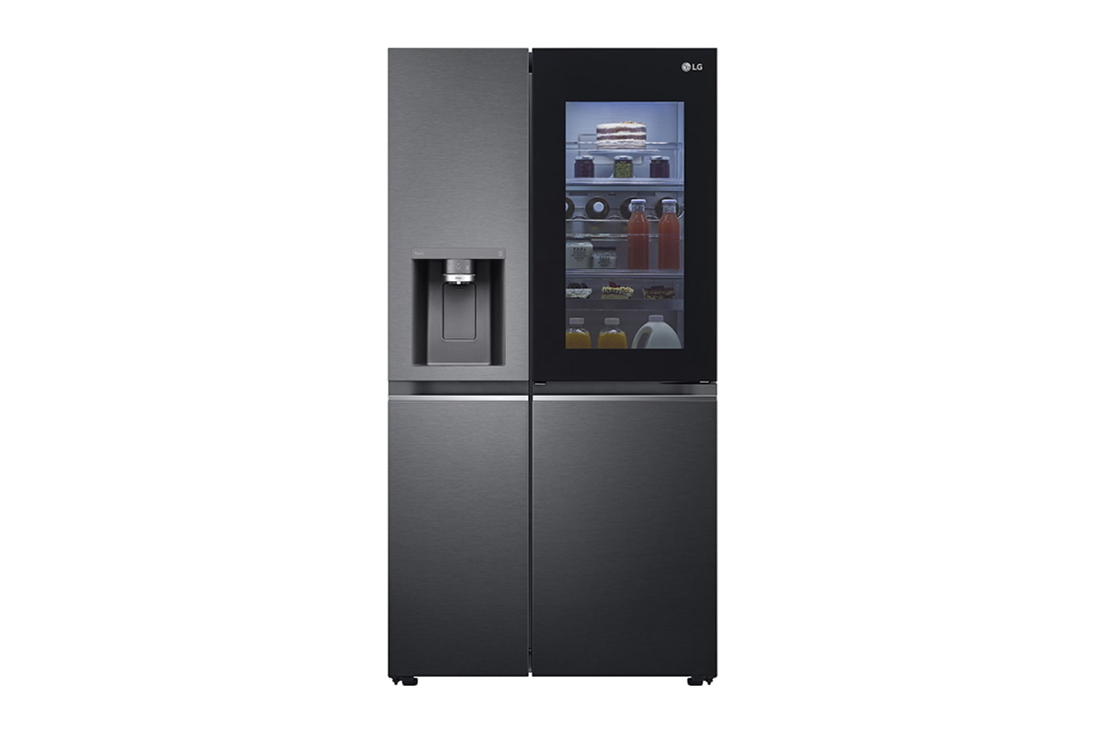 LG Refrigeradora Side by Side 617L, InstaView™ con HygieneFresh+ y conectividad Wi-Fi, LS66SXT